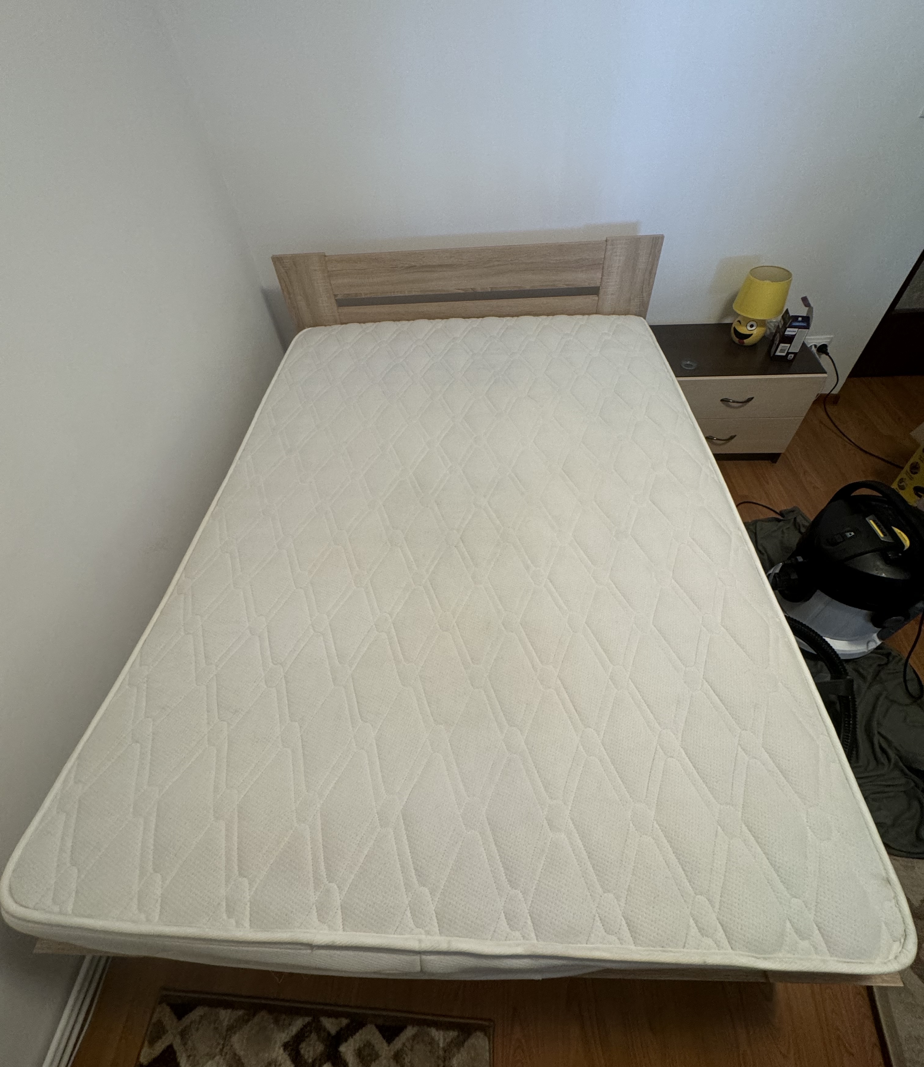 După curățare saltea