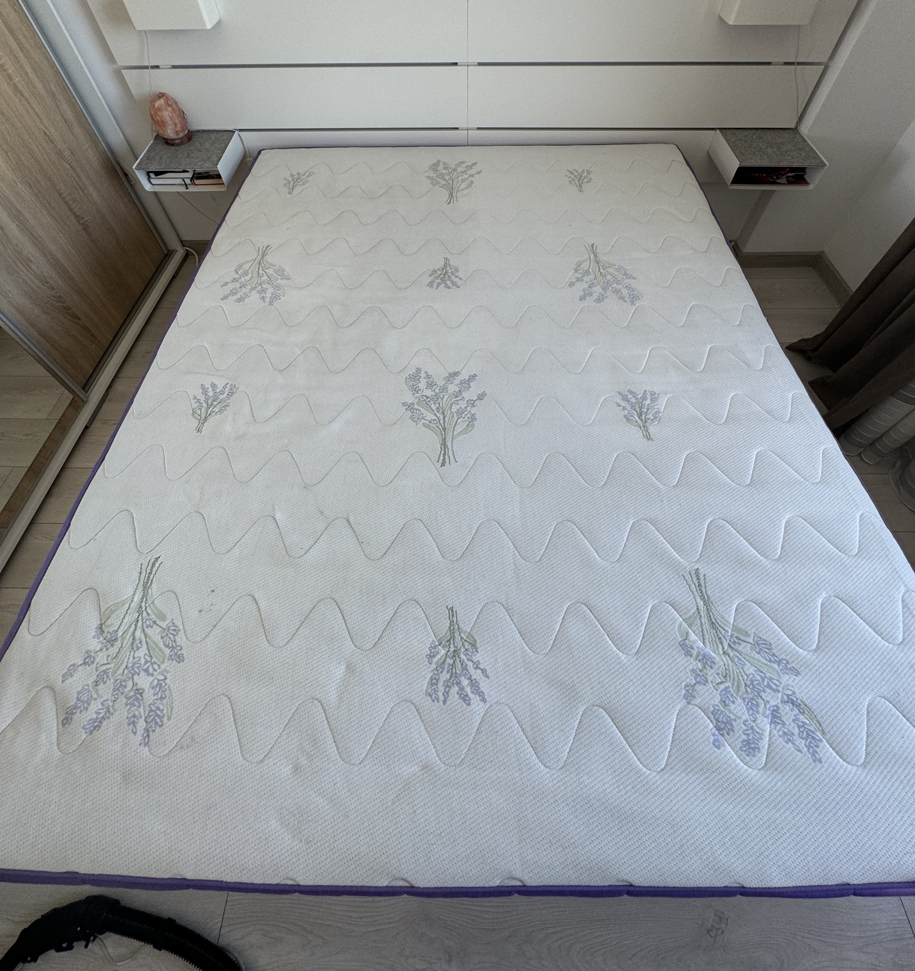 După curățare saltea