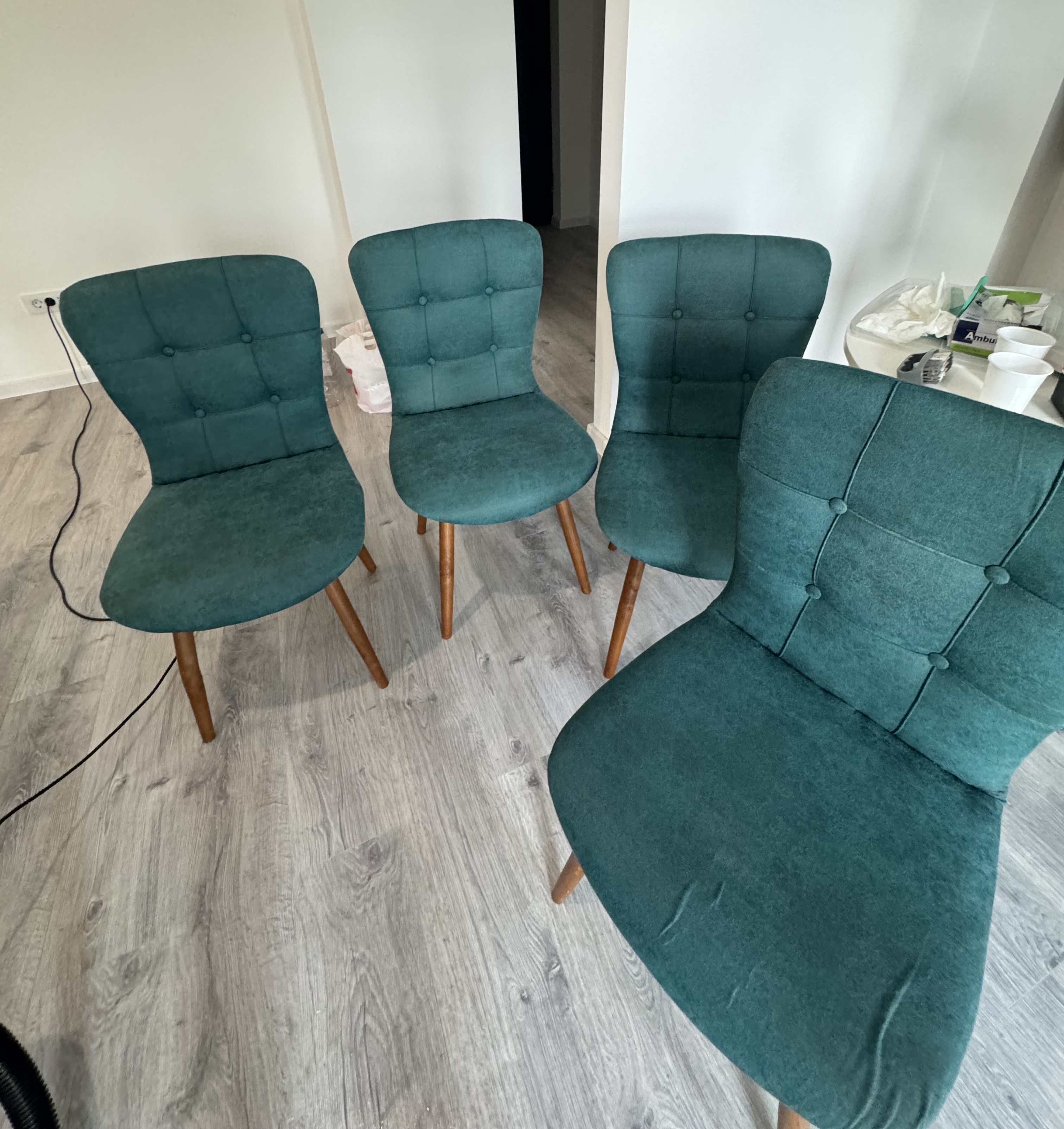 După curățare scaune